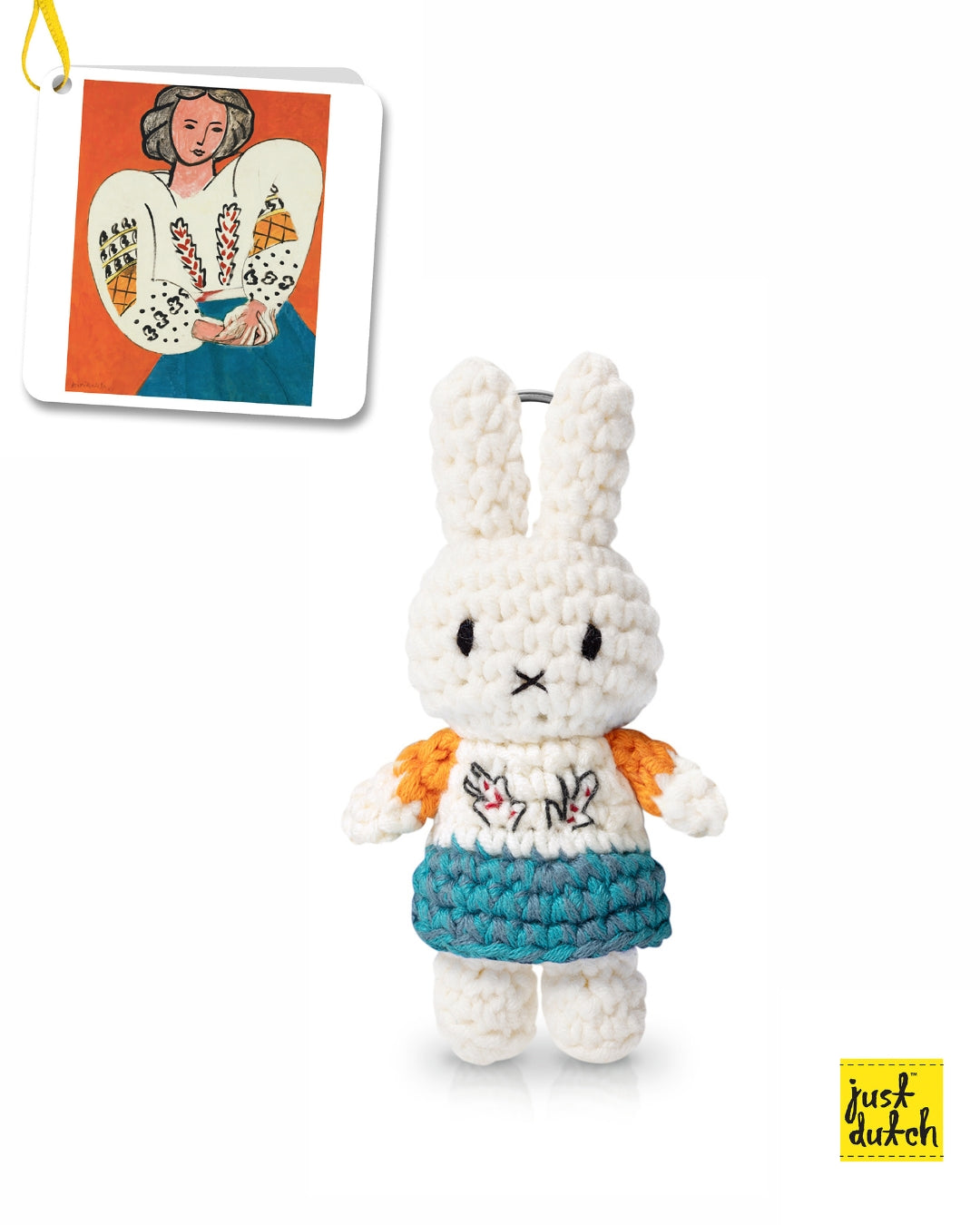 Miffy Handmade Crochet Keyring Matisse La Blouse ARTIST COLLECTION