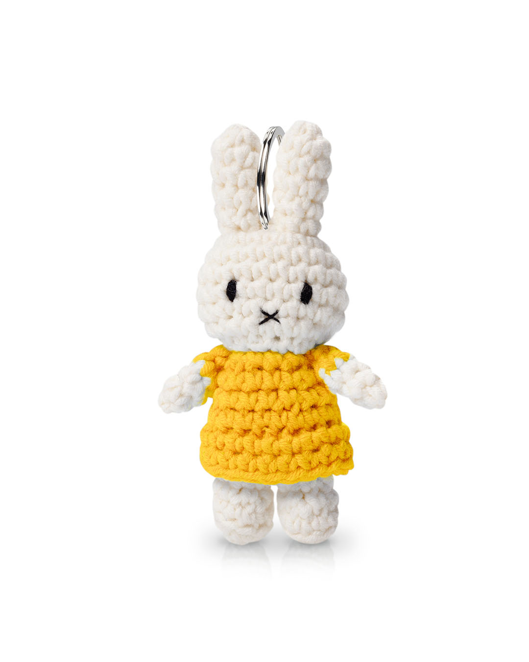 Miffy Handmade Crochet  Keyring in Yellow