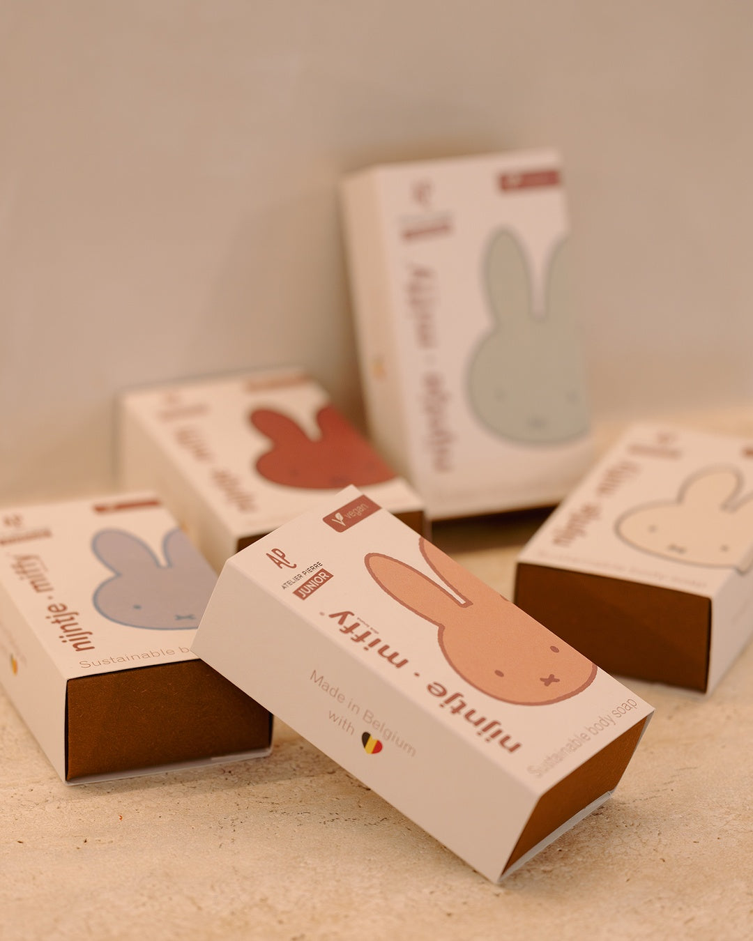 Miffy Soap in a Box - Sand Beige - Berry Scented- 8cm