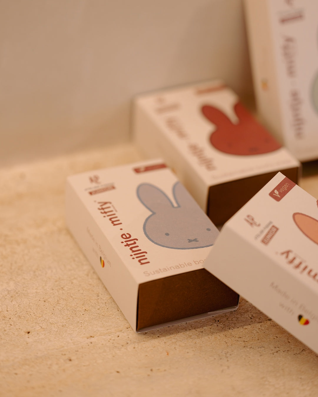 Miffy Soap in a Box - Sand Beige - Berry Scented- 8cm