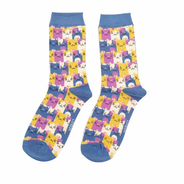Happy Cats (Various Colours) | Women's Socks | Miss Sparrow