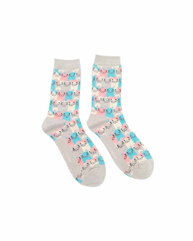 Happy Cats (Various Colours) | Women's Socks | Miss Sparrow