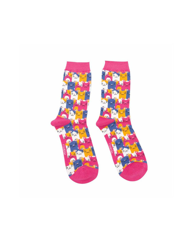 Happy Cats (Various Colours) | Women's Socks | Miss Sparrow