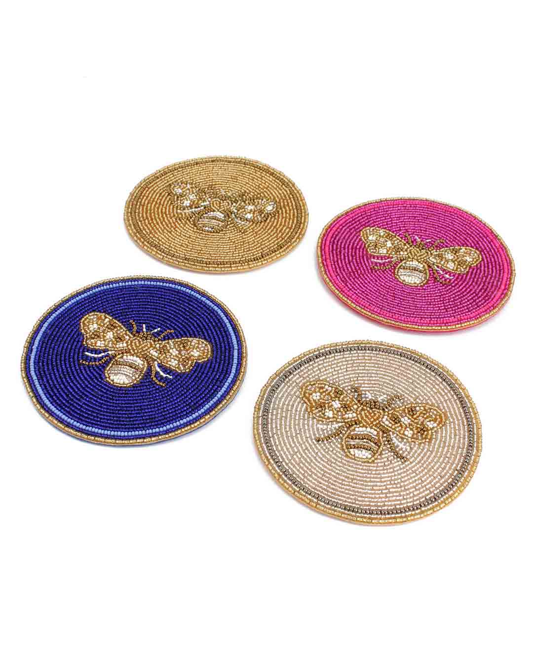 Bee Coasters Set of 4
