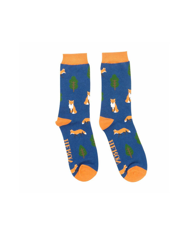 Fox in the Woods (Various Colours) | Men's Socks | Mr Heron