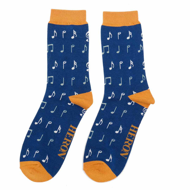 Music (Various Colours) | Men's Socks | Mr Heron