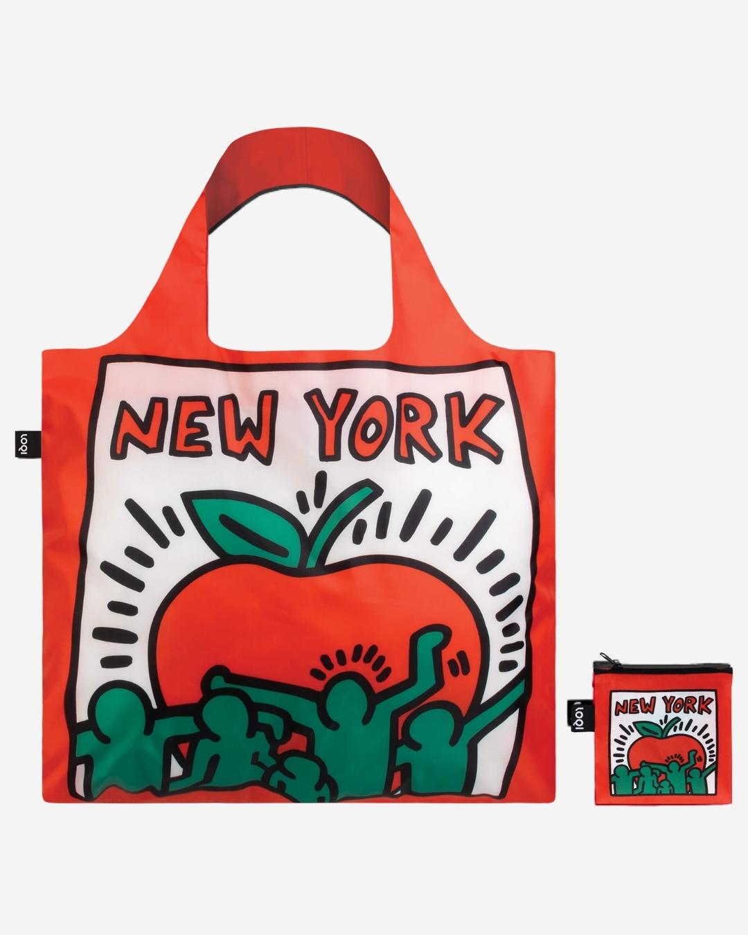 New York City by Keith Haring Recycled Bag