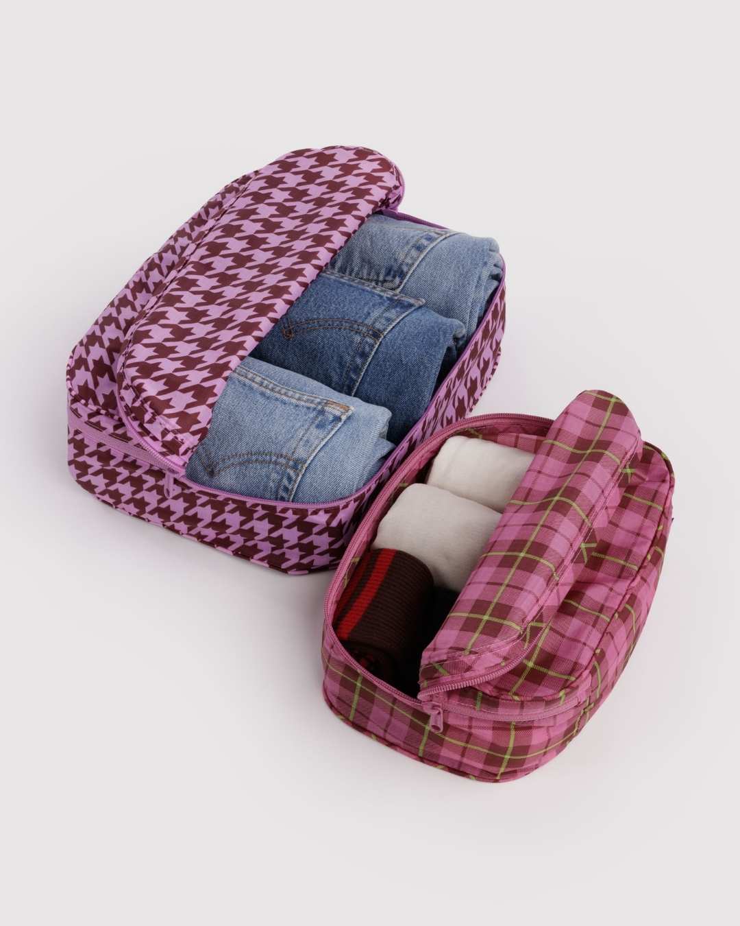 Check Mix Packing Cube Set