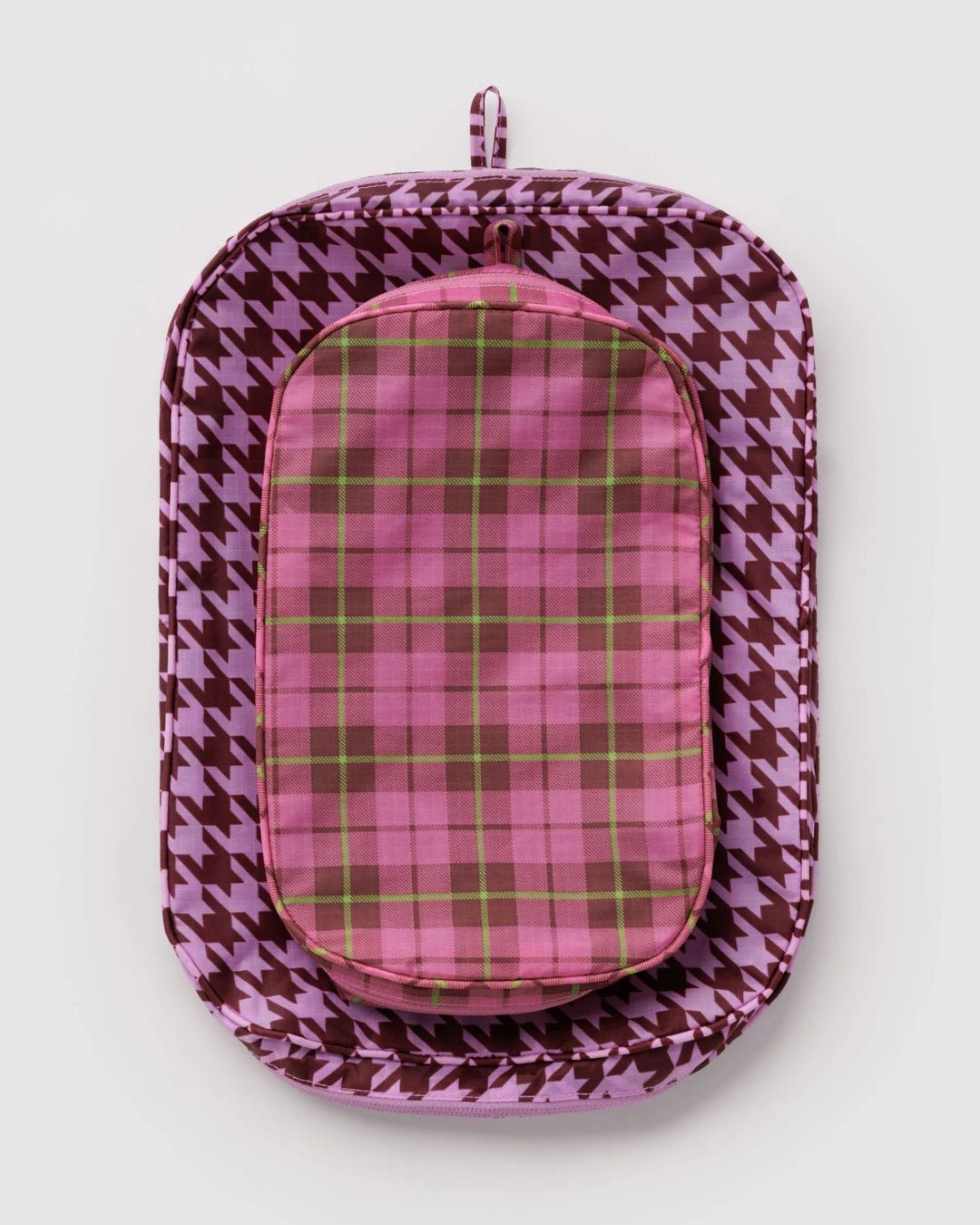 Check Mix Packing Cube Set | BAGGU | Packing Cube Set