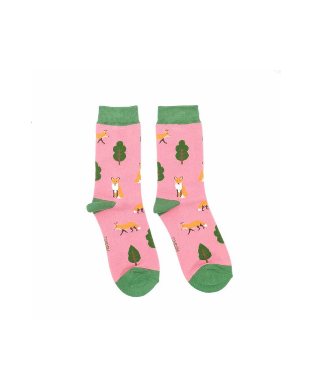 Fox in the Woods (Various Colours) | Women's Socks | Miss Sparrow