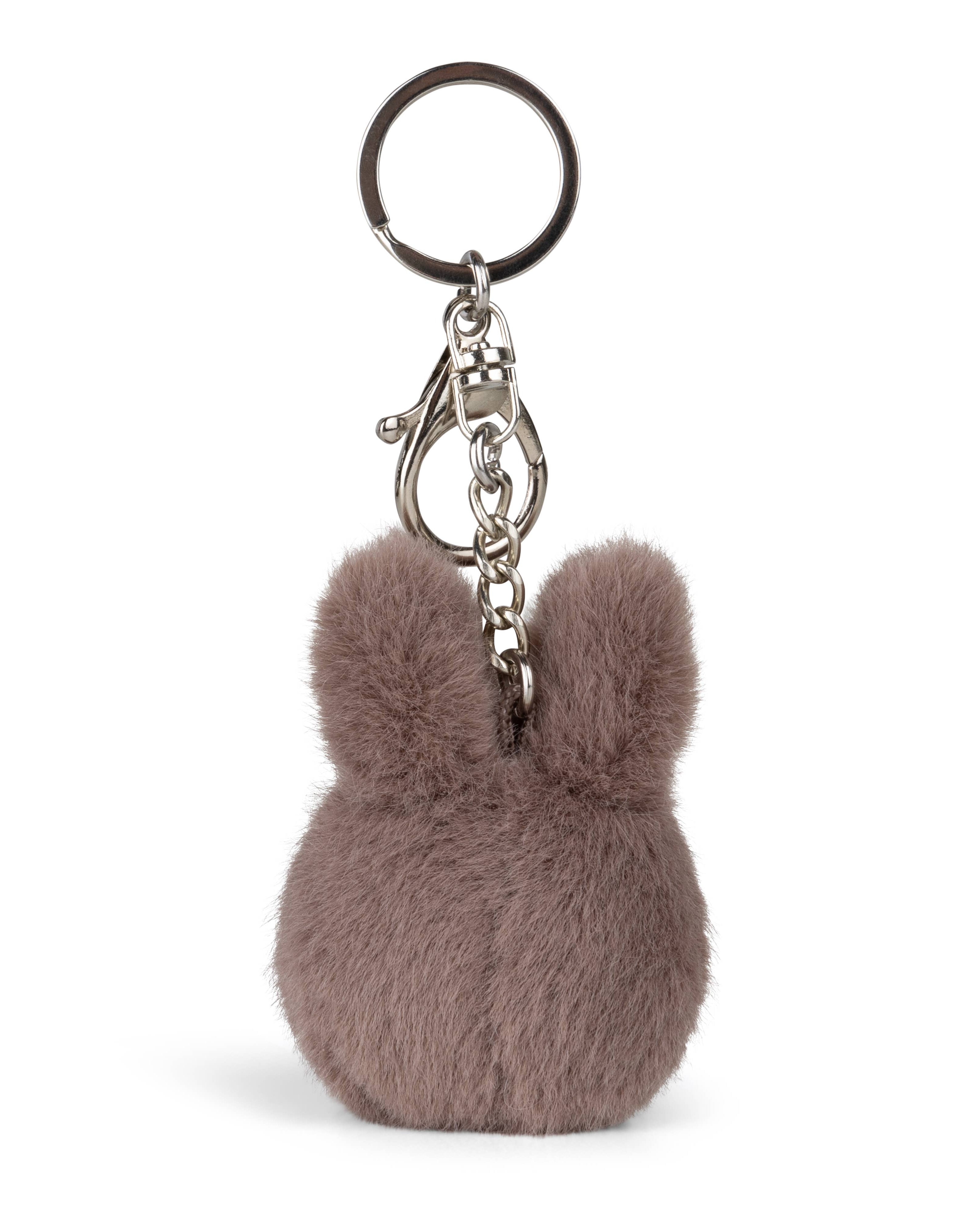 Plush Miffy bunny keychain in Brown back