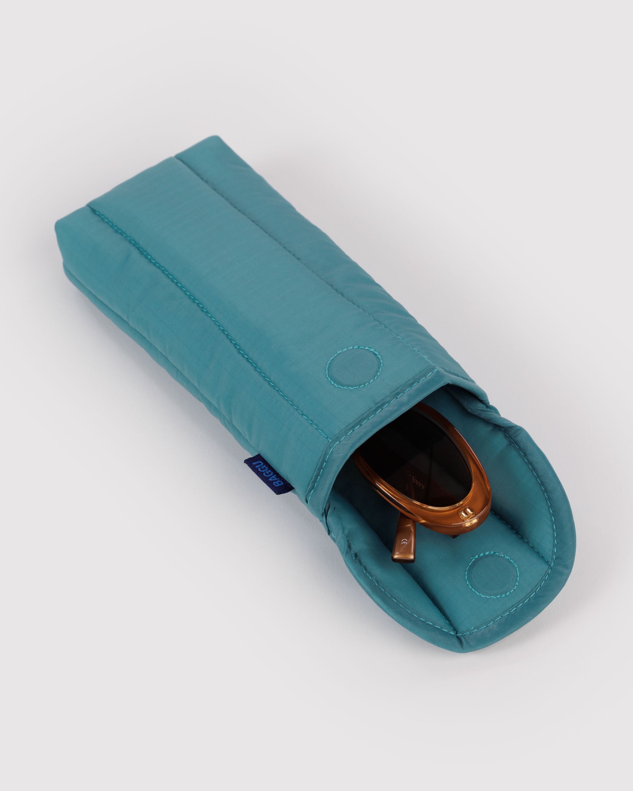 Peacock Puffy Glasses Sleeve