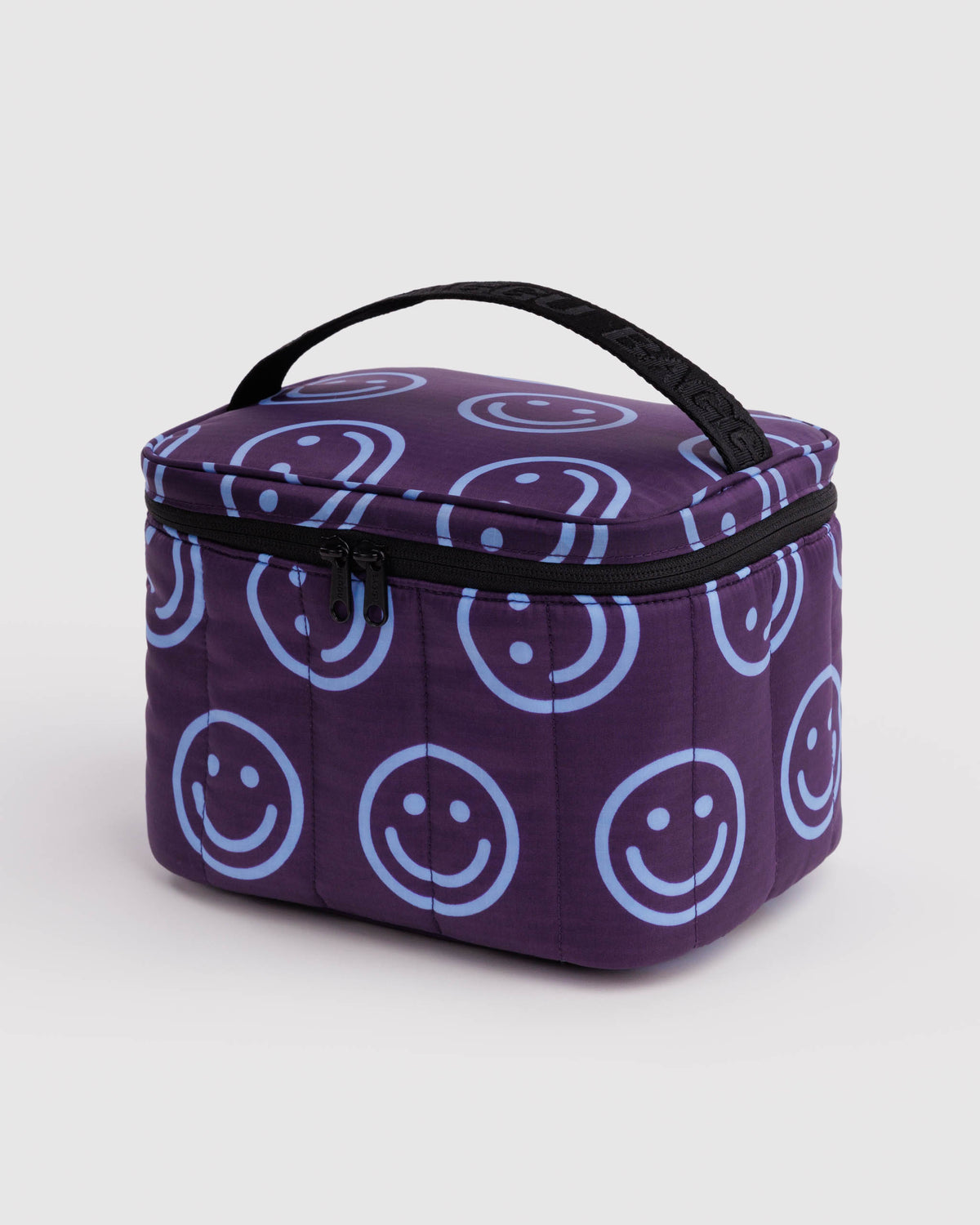 Indigo Happy Puffy Lunch Bag | BAGGU | Puffy Lunch Bag