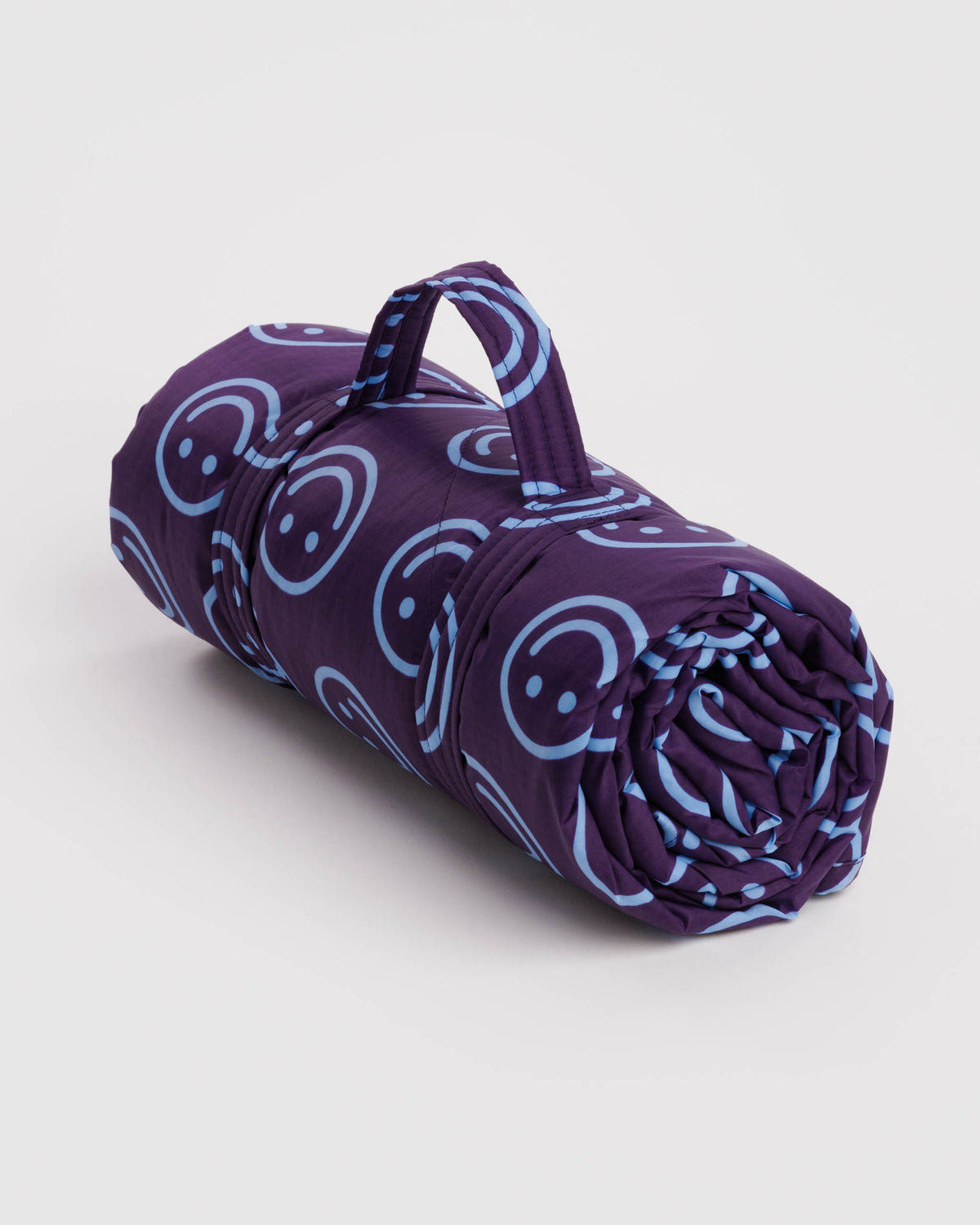 Indigo Happy Puffy Picnic Blanket | BAGGU | Puffy Picnic Blanket