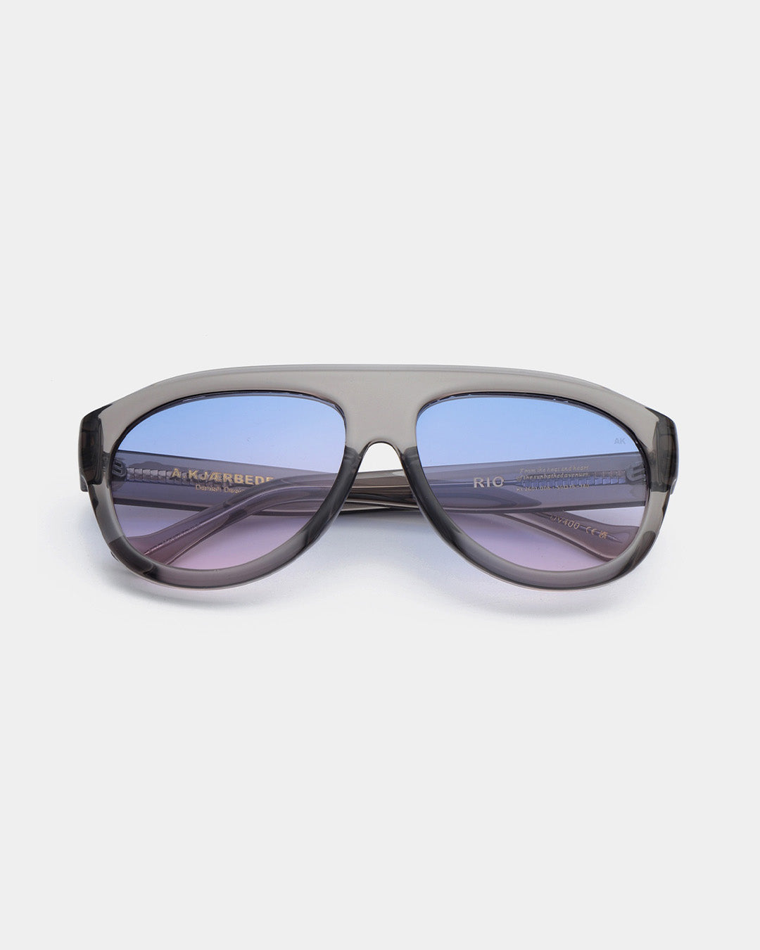 Rio Grey Transparent Sunglasses