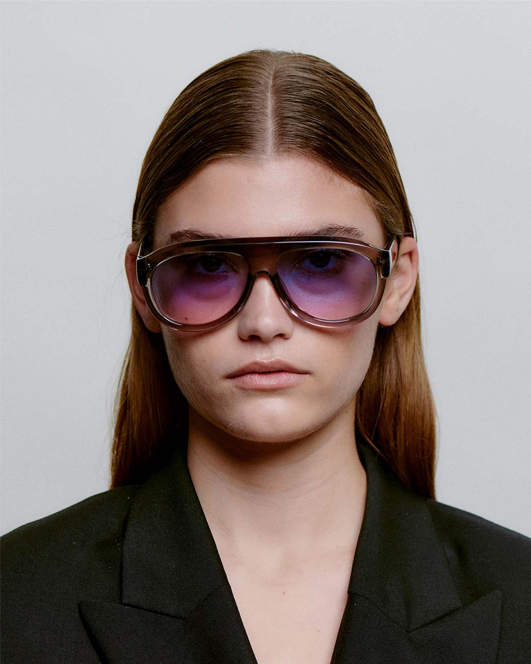 Rio Grey Transparent Sunglasses