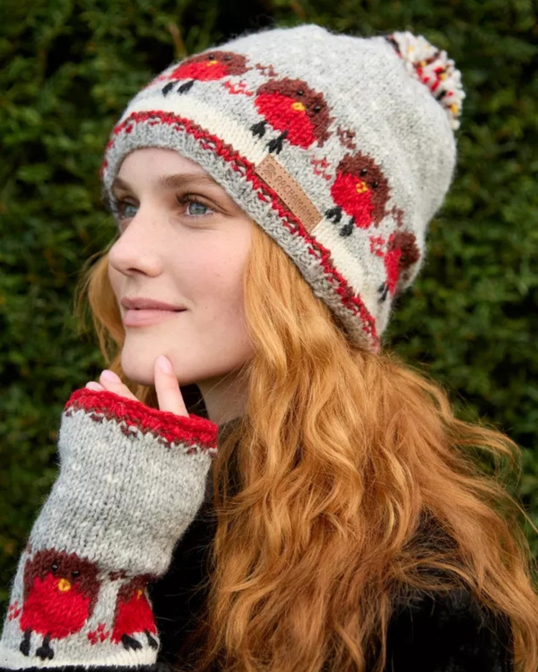 Robin Bobble Beanie Pachamama