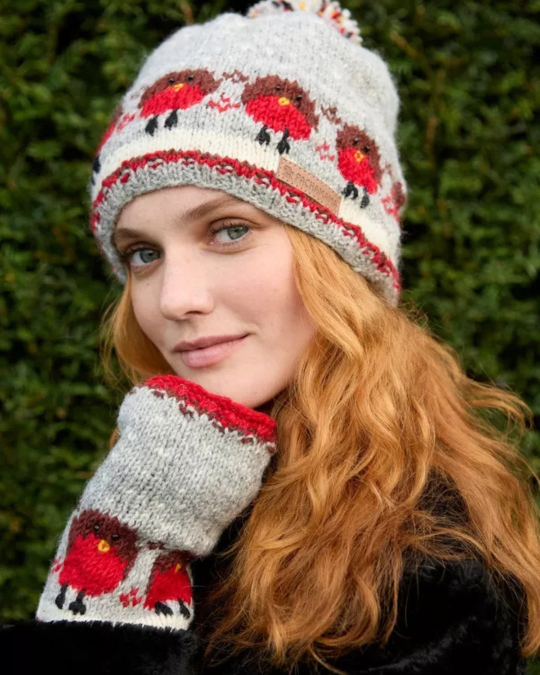 Robin Bobble Beanie Pachamama