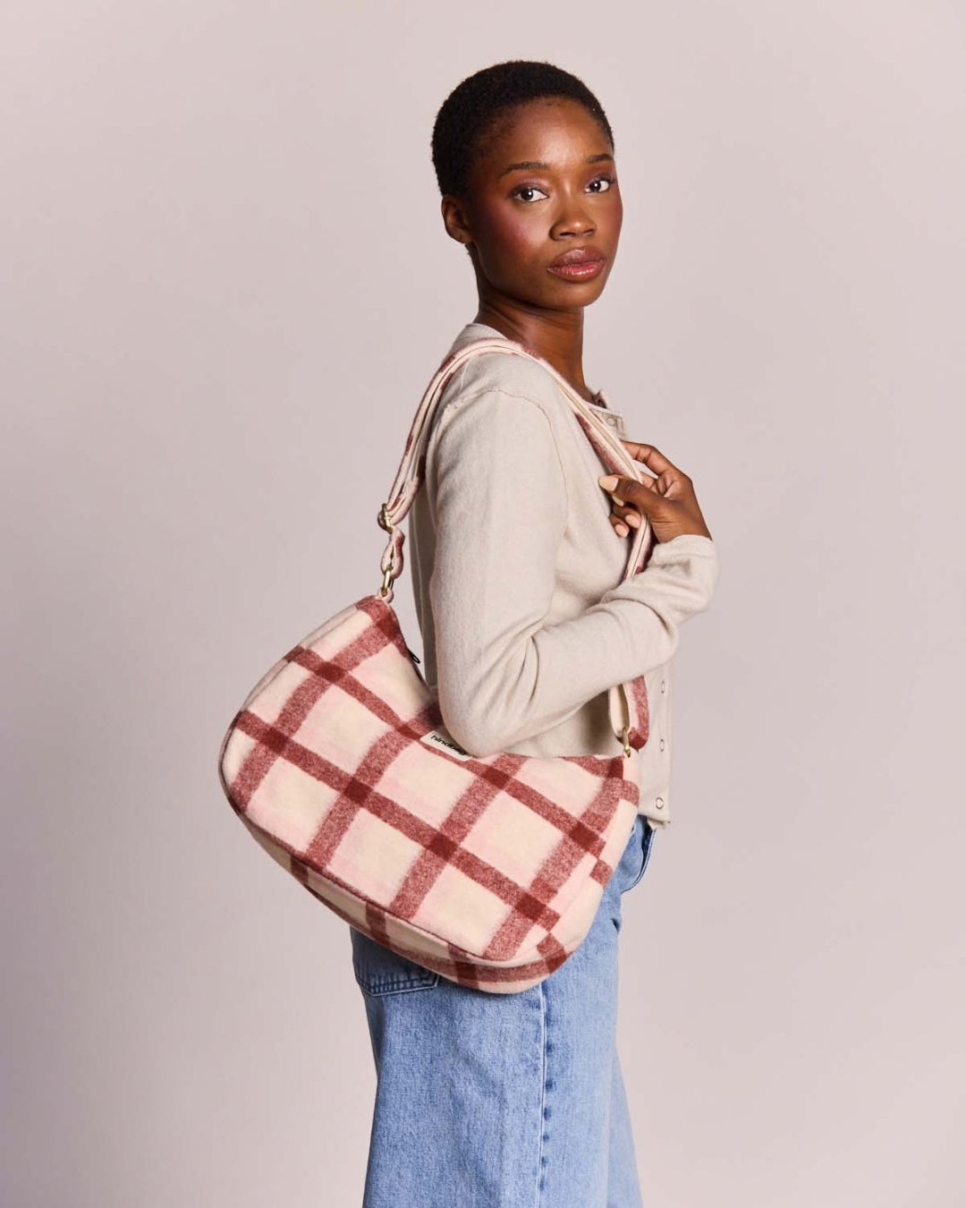 Pink Tartan Rosa Shoulder Bag hindbag