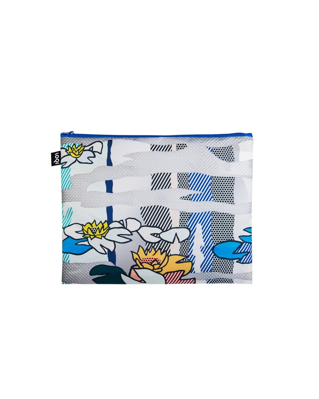 Roy Lichtenstein: Lily Pond, Reflections on Girl, Explosion - Set of 3 Zip Pockets