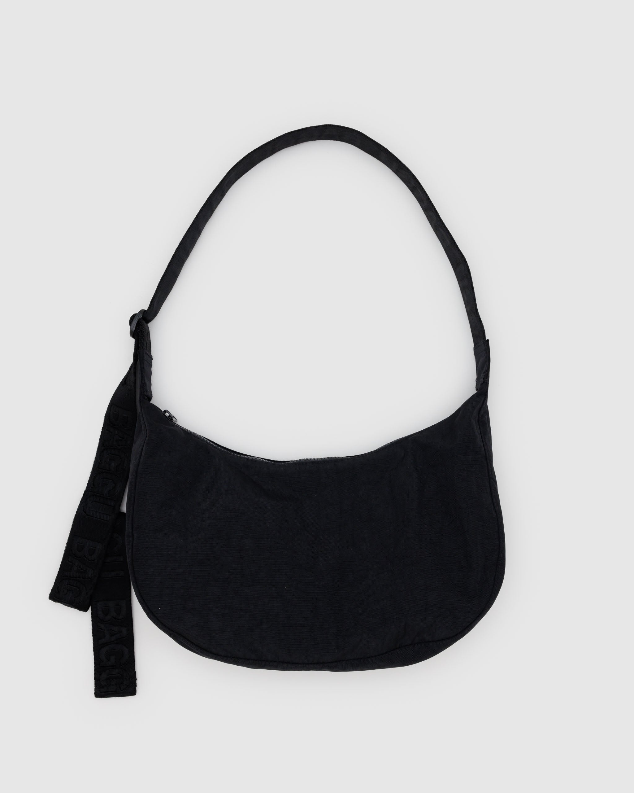 Black Medium Nylon Crescent Bag BAGGU | BAGGU | Crossbody Bag