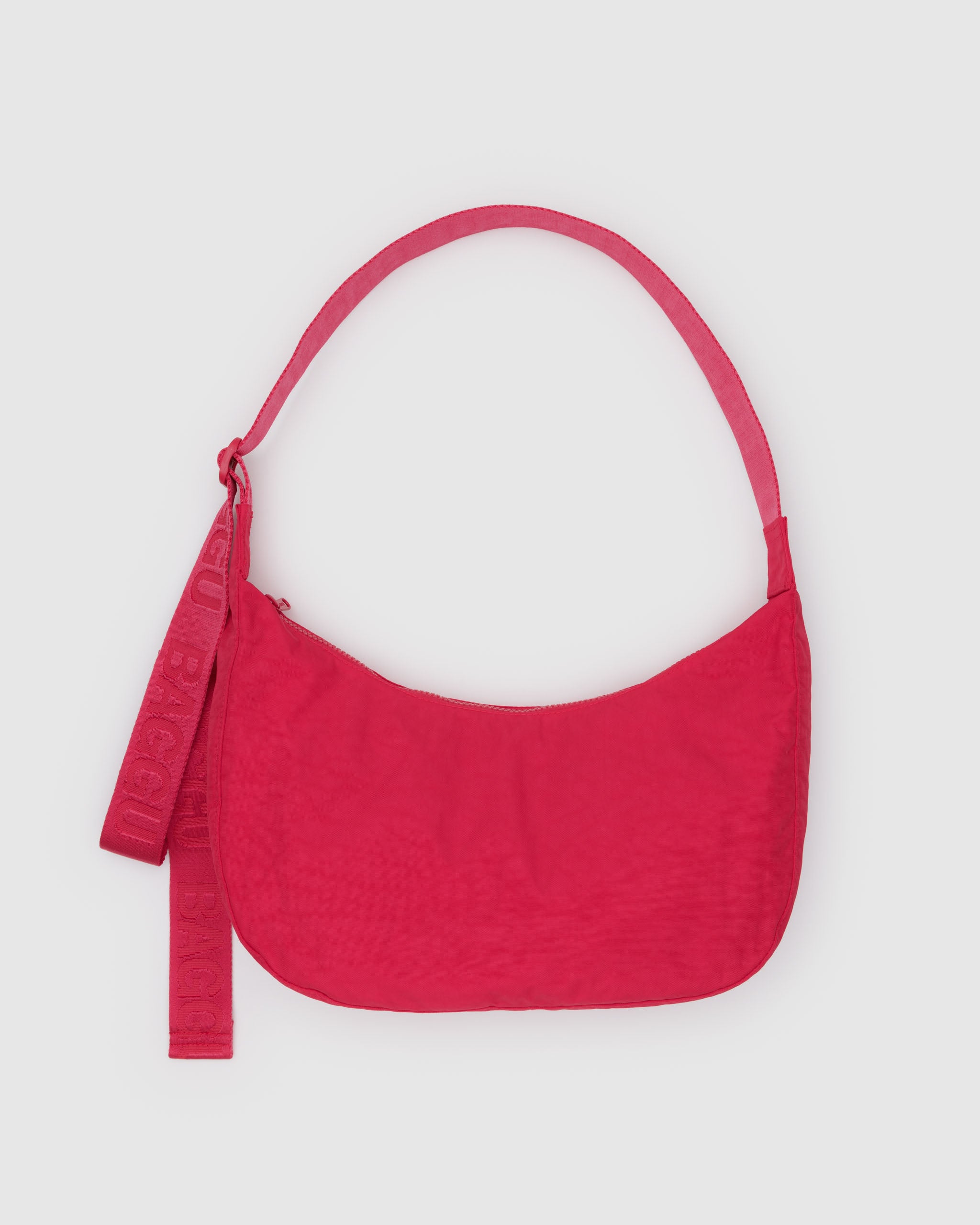 Candy Apple Red Medium Crescent Bag