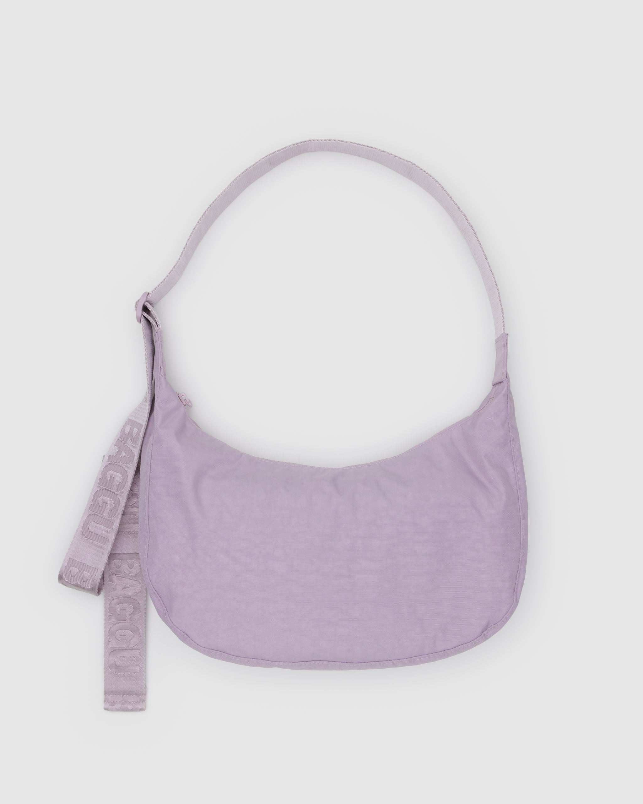 Dusty Pink Medium Nylon Crescent Bag