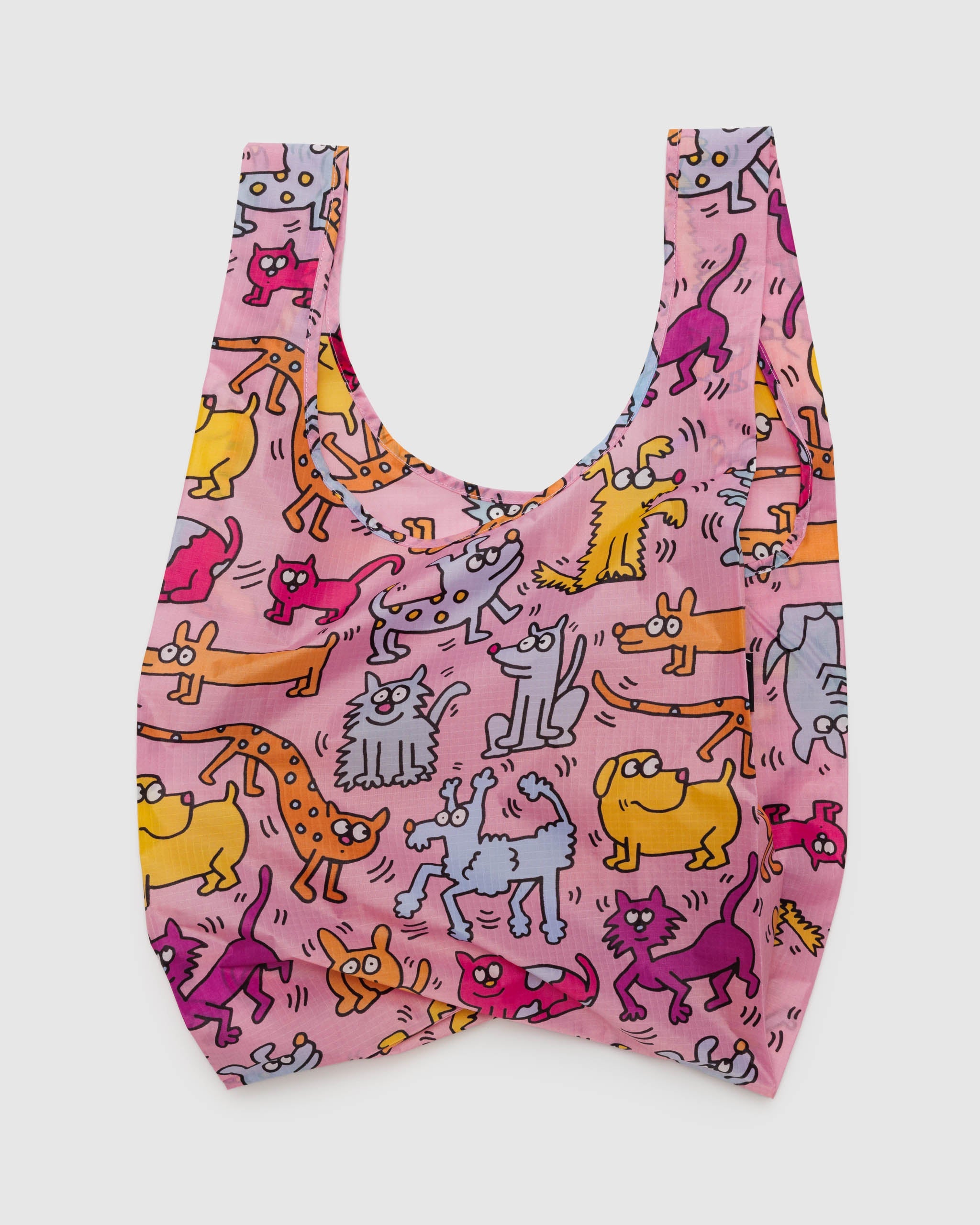 BAGGU | Keith Haring Standard BAGGU Set of 3 | Shopping Tote Bag