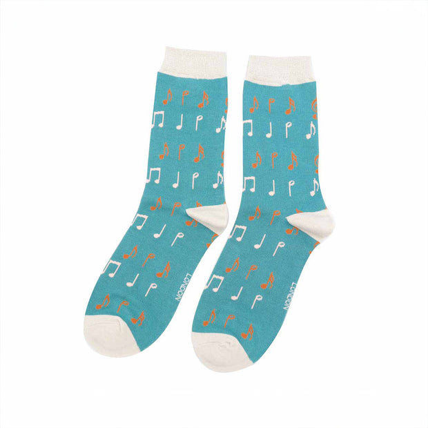 Music (Various Colours) | Women's Socks | Miss Sparrow