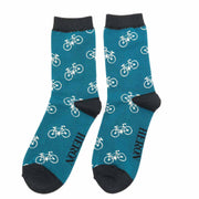 Bikes (Navy or Teal) | Men's Socks | Mr Heron
