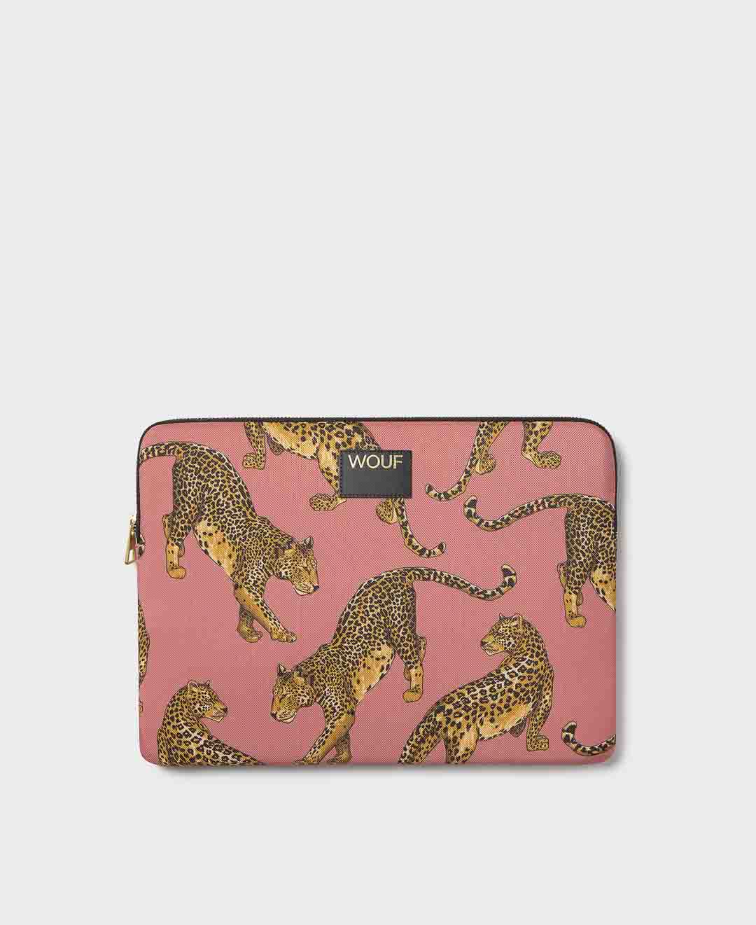 Blush Leopard Laptop Sleeve 13" & 14" WOUF | WOUF | Laptop + Tablet Sleeves