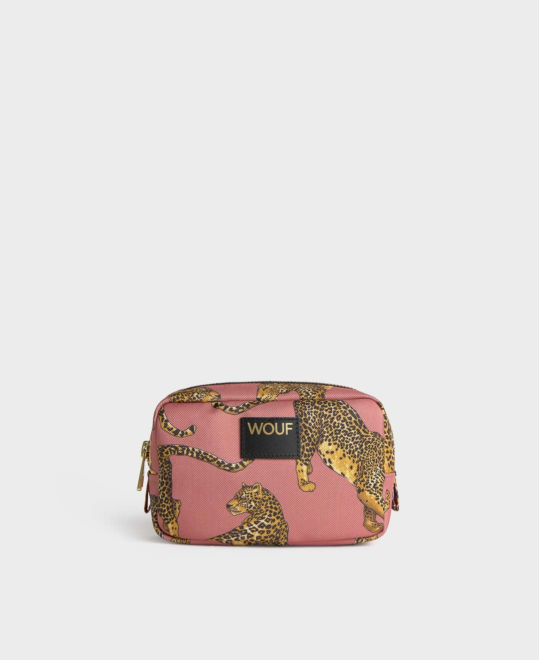 Blush Leopard Makeup Bag WOUF | WOUF | Cosmetic + Toiletry Bags