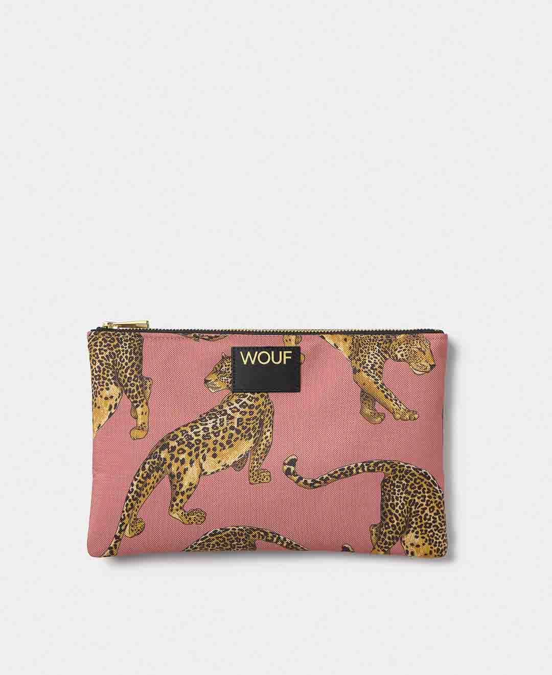 Blush Leopard XL Pouch Bag WOUF | WOUF | Pouches