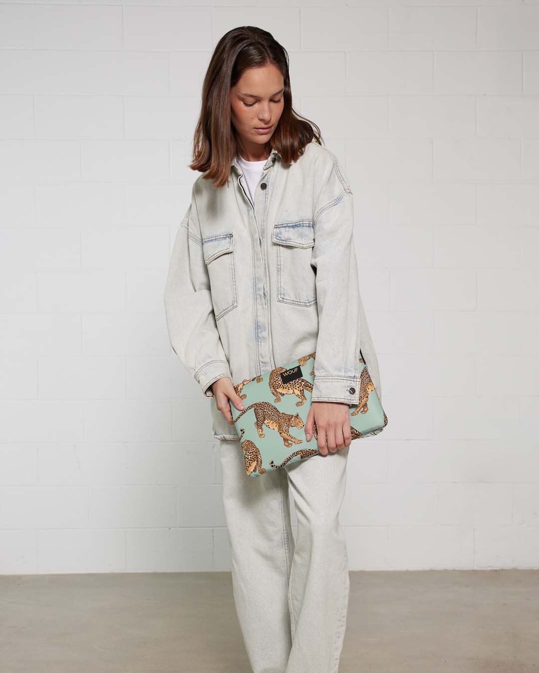 Emerald Leopard Laptop Sleeve 13" & 14" | WOUF | Laptop Sleeve 13"& 14"