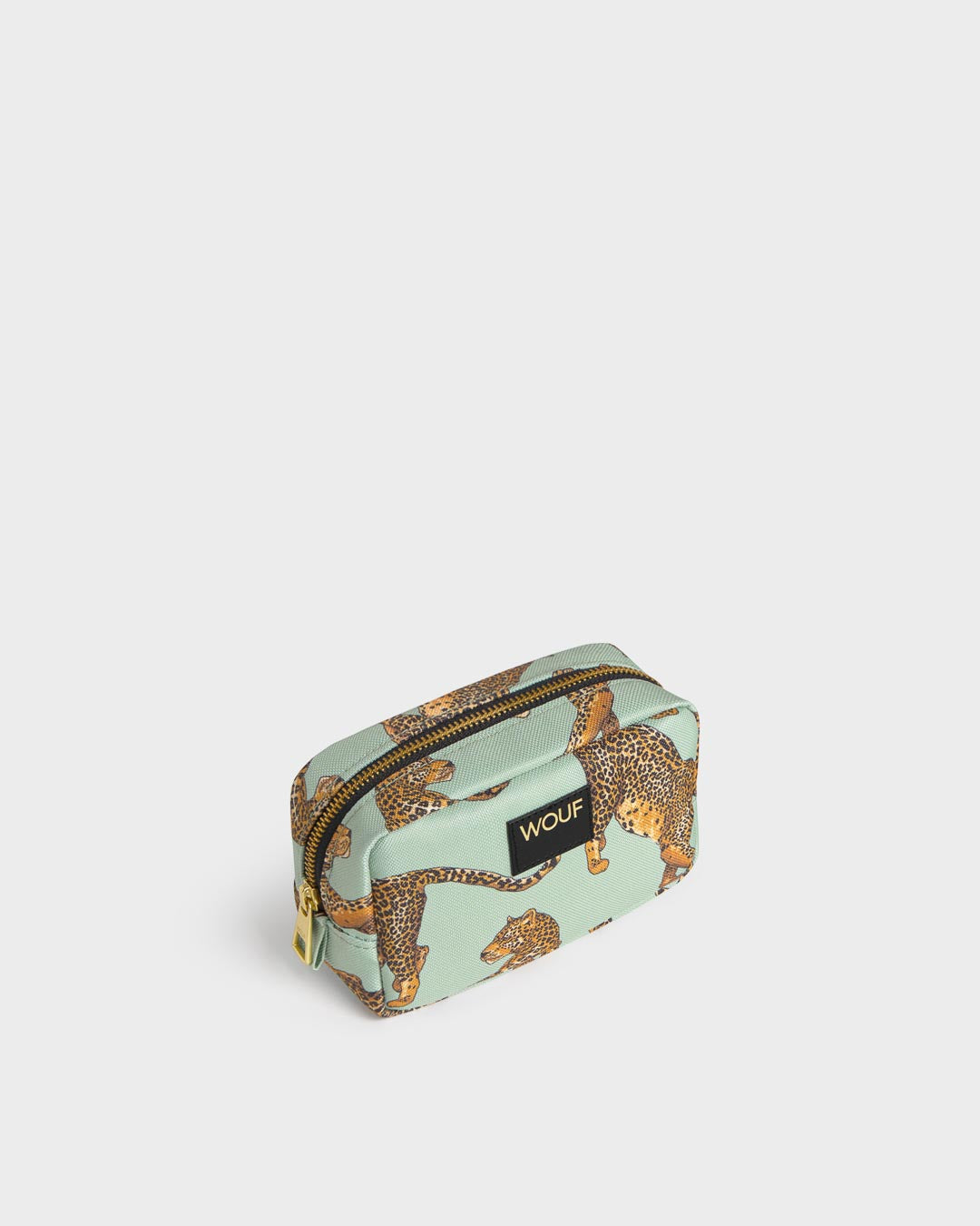 Emerald Leopard Makeup Bag | WOUF | Cosmetic + Toiletry Bags