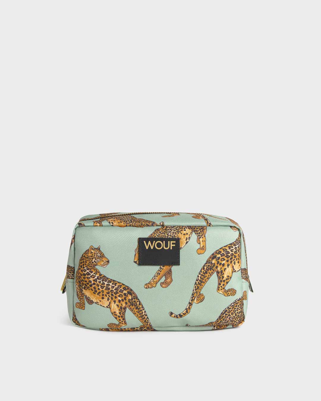 Emerald Leopard Toiletry Bag WOUF