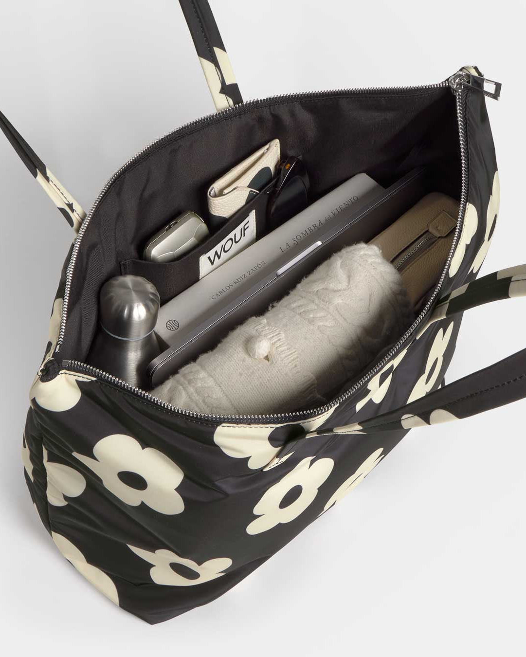 Night Daisy Shopper Tote Bag WOUF