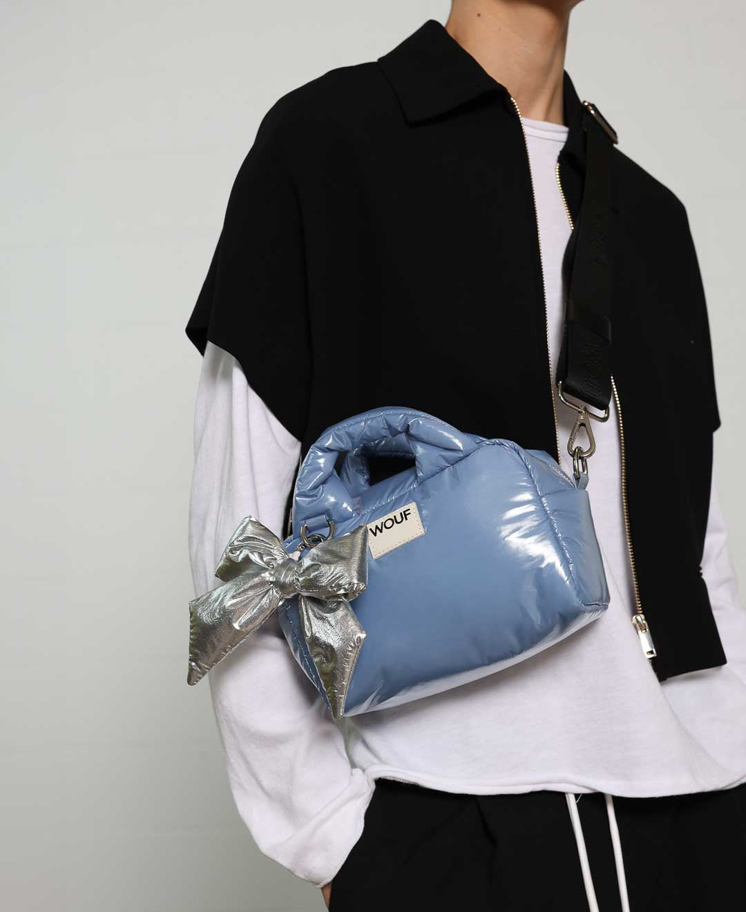 Silver Bow Charm WOUF | WOUF | Bag Charm