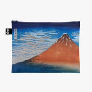 Katsushika Hokusai (Fuji + The Wave) | Recycled Zip Pockets | LOQI