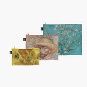 Van Gogh (Sunflowers, Self Portrait, Almond Blossom) | Recycled Zip Pockets | LOQI