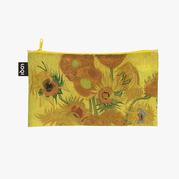 Van Gogh (Sunflowers, Self Portrait, Almond Blossom) | Recycled Zip Pockets | LOQI