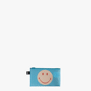 Blossom & Geometric Smiley | Recycled Zip Pockets | LOQI