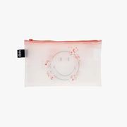 Transparent Milky Blossom Zip Pocket MINI