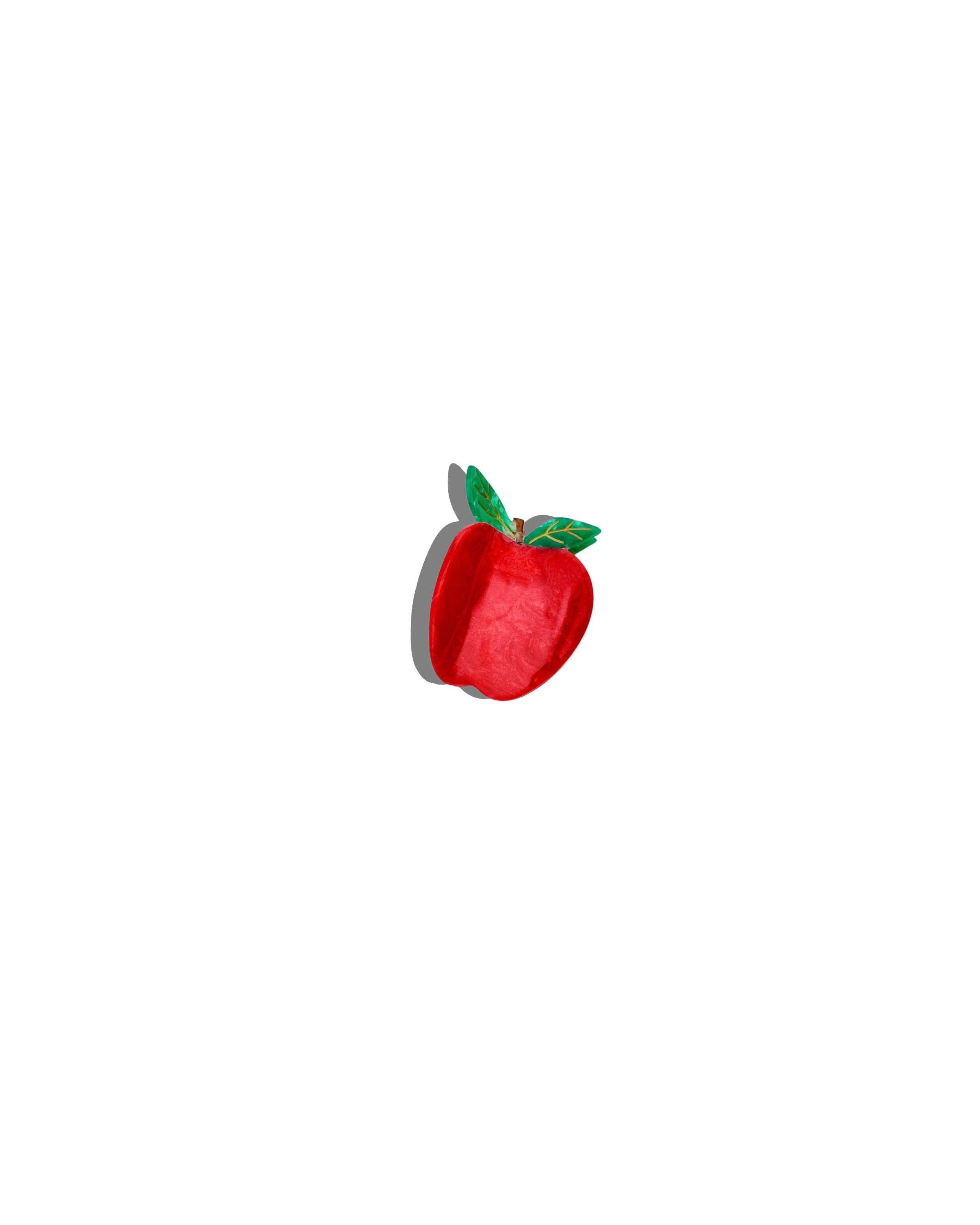 Hand-painted Mini Apple Claw Hair Clip | Solar Eclipse | Hair Accessories