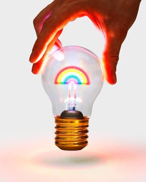 Rainbow Cordless Lightbulb