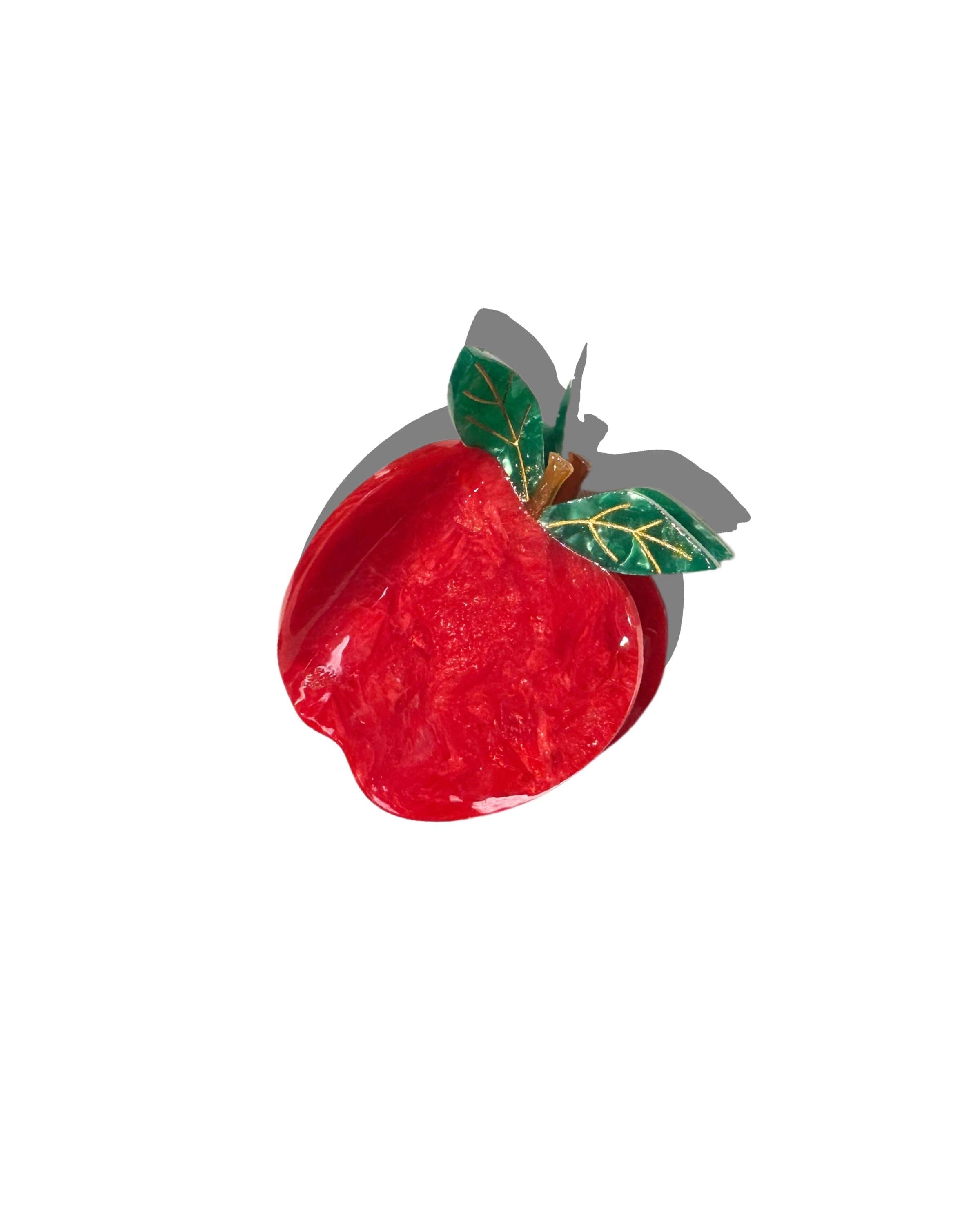 Hand-painted Big Apple Claw Hair Clip | Solar Eclipse | Hair Accessories
