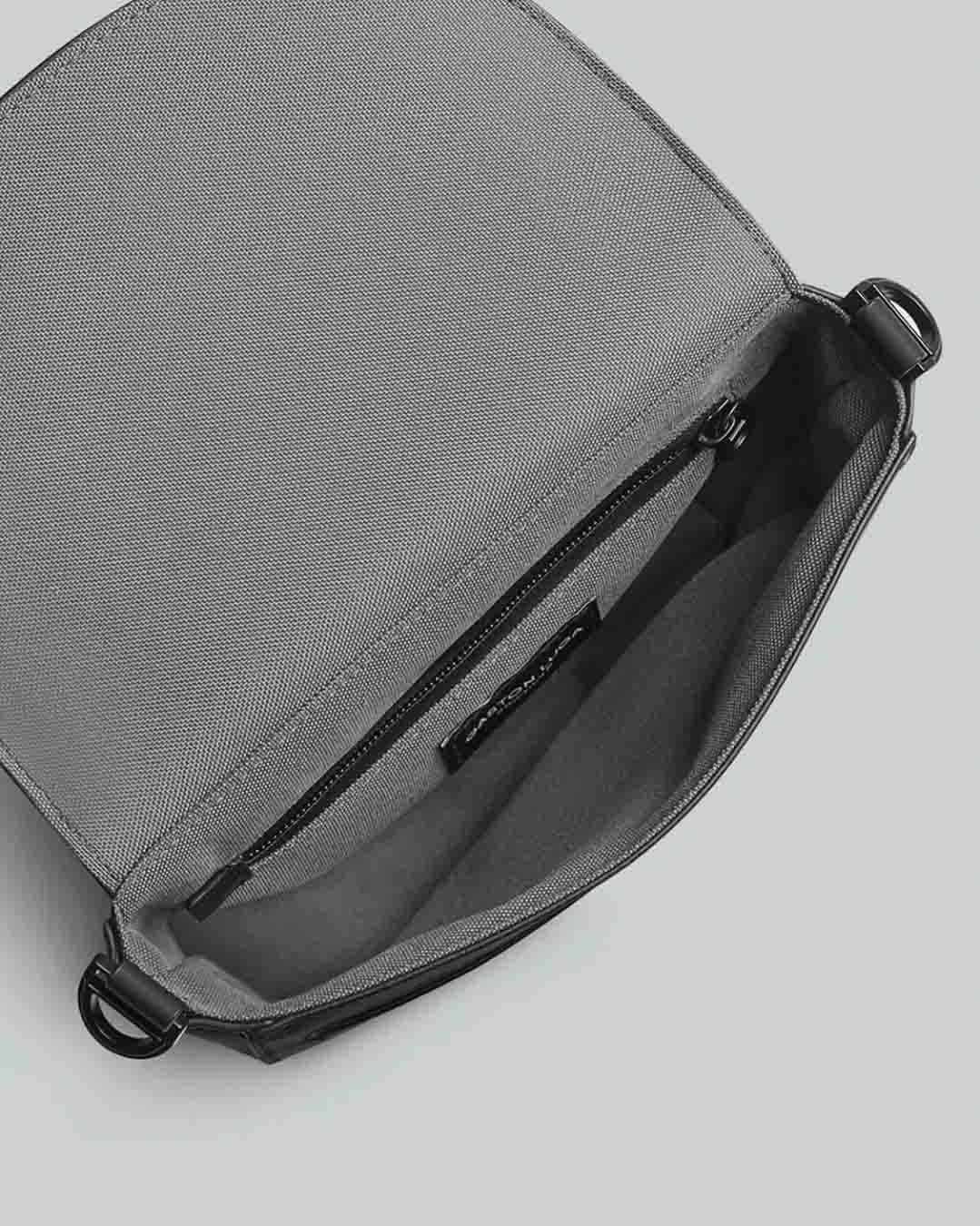 Black Spläsh Moon Crossbody Bag Gaston Luga