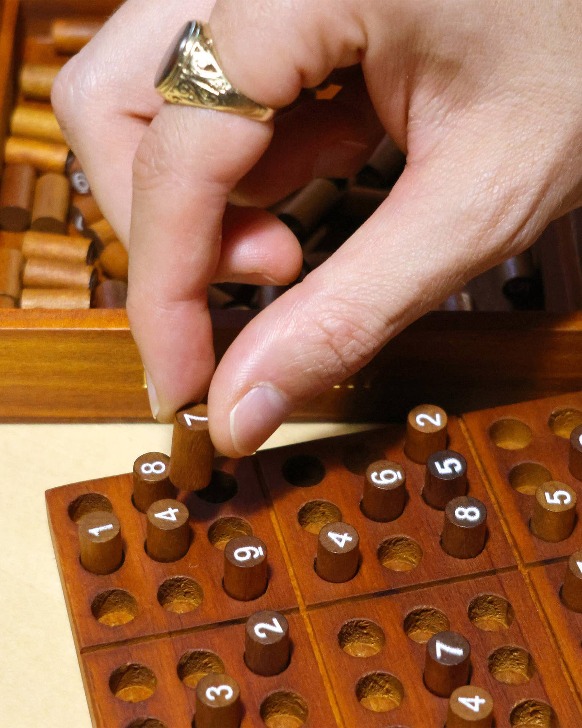 Iron & Glory Wooden Sudoku Puzzle
