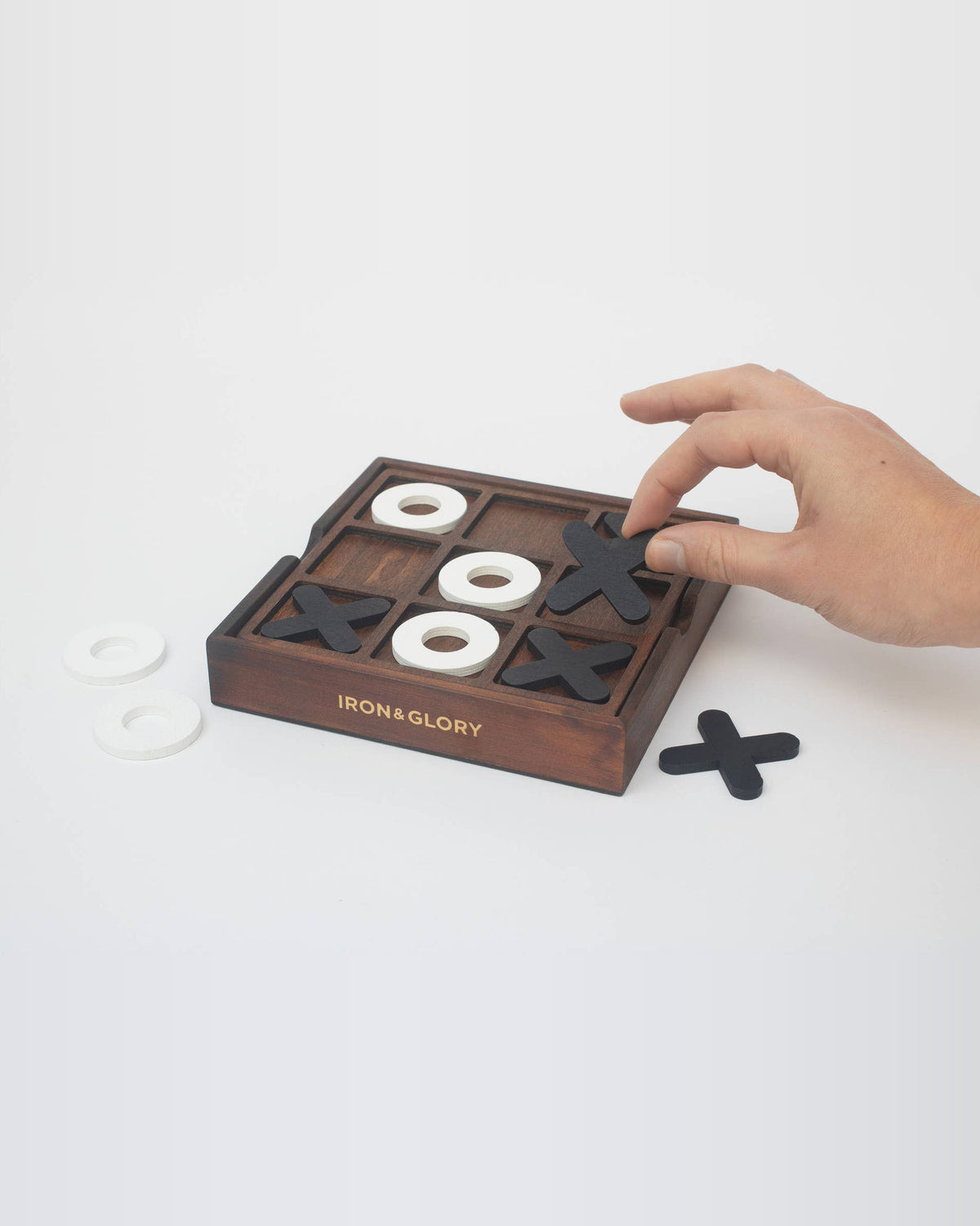 Iron & Glory Wooden Noughts & Crosses
