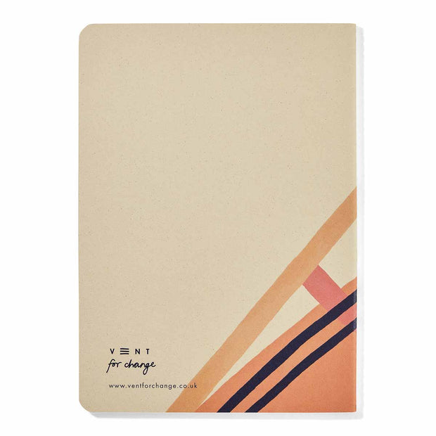 Recycled Soft Cover A5 Sketchbook – Ideas Pink